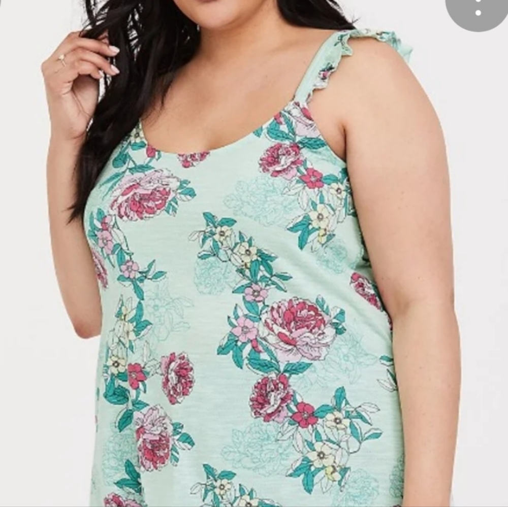 Torrid Floral Tank- Size 2